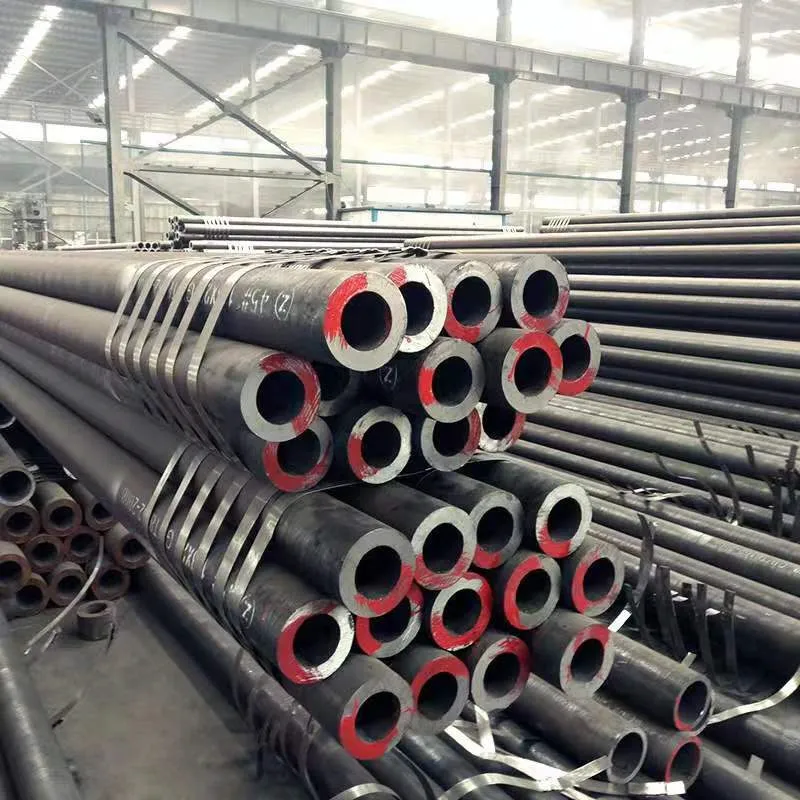 A106 Gr.B A53 Alloy Carbon Steel Pipe ST37 C45 SCH40 Seamless Steel Tube Exported From China